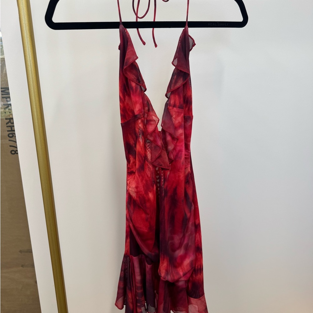 I.AM.GIA Red Vira Mini Dress